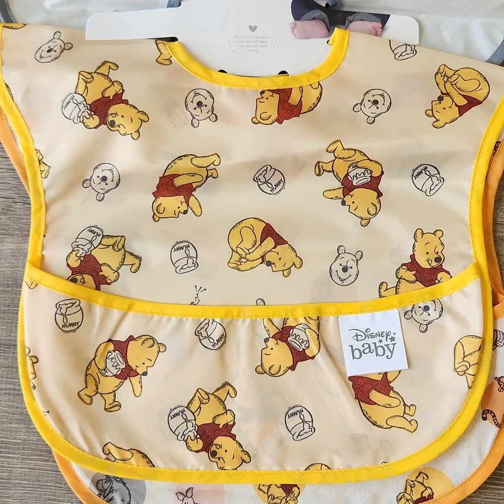 SuperBib 3 Pack: Pooh Bear and Friends NWT